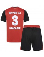 Bayer Leverkusen Piero Hincapie #3 Domácí dres pro děti 2024-25 Krátký Rukáv (+ trenýrky)